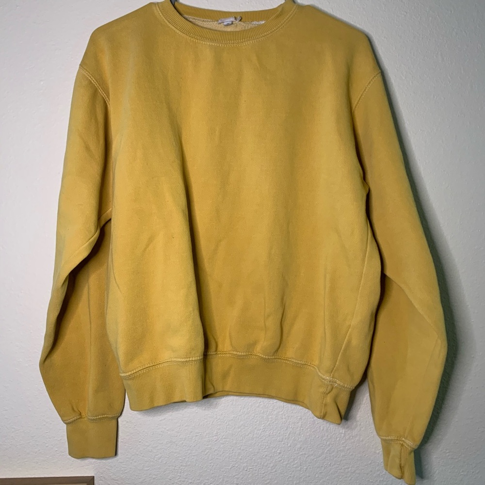 yellow John Galt sweatshirt